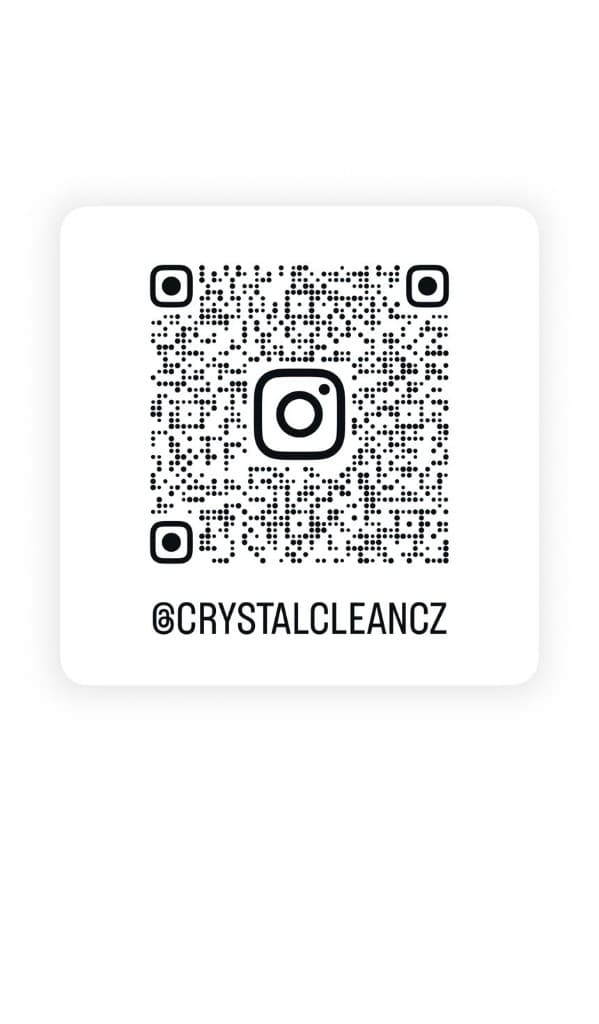 QR kód pro Instagram @CRYSTALCLEANCZ