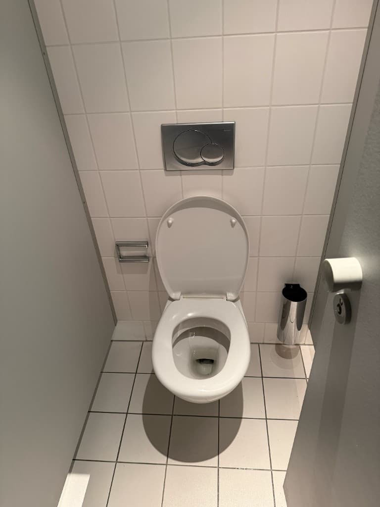 Sanitární prostory po čištění